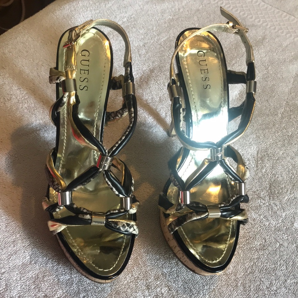 4” high heel sandals